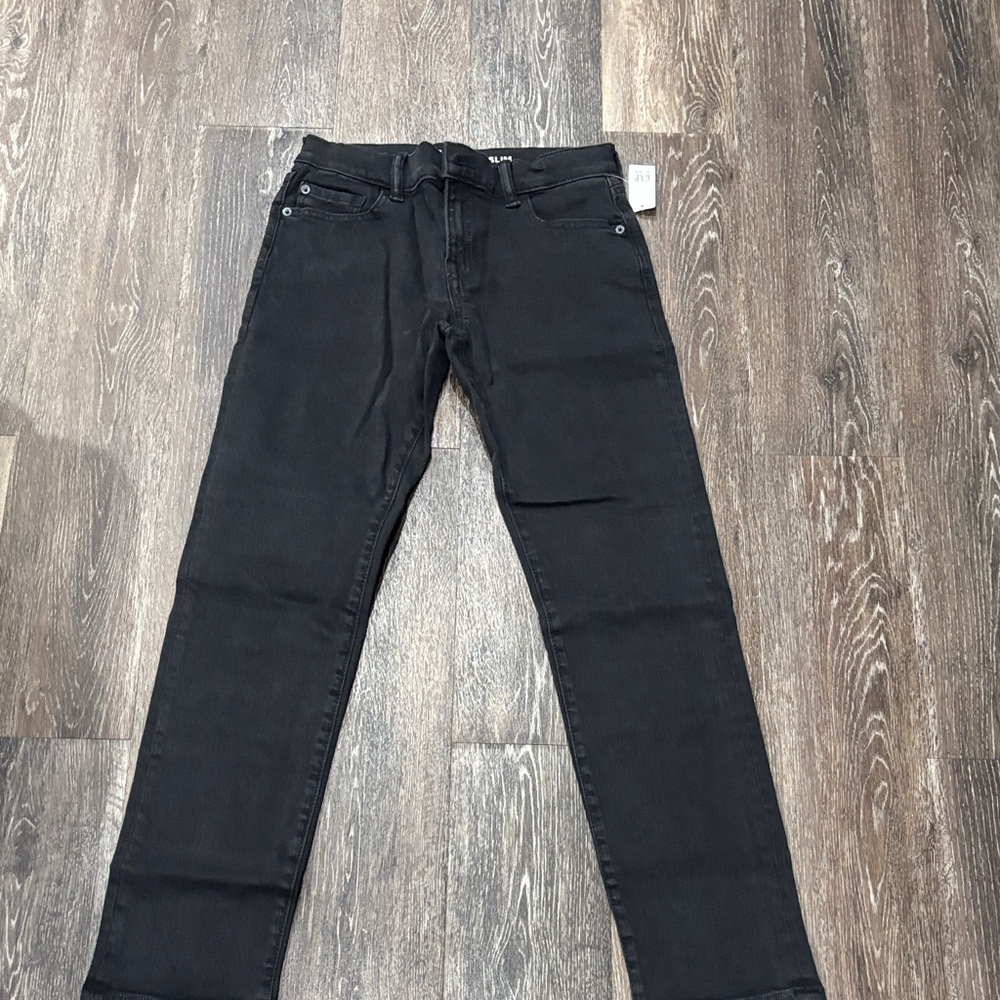 Gap Kids Slim Black Jeans 14 NWT